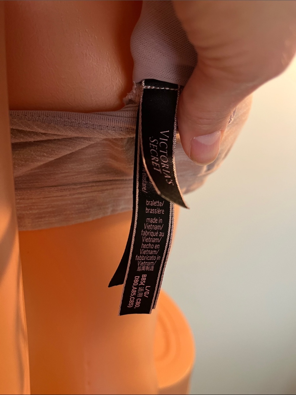 Victoria's Secret Heathered Mauve Sports Bralette - Picture 2 of 7